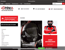 Tablet Screenshot of 4bikersandbikes.nl